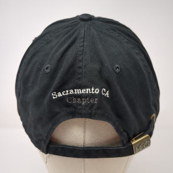 Harley Owners Group Sacramento Ca Chapter Slideback Baseball Cap Black One Size - Picture 6 of 9